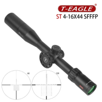 Tactical Riflescope for Hunting, Spotting Rifle Scope, Optical Collimator, Airsoft Sight, ST 4-16X44 SFFFP, PCP Air Gun