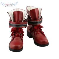 Final Fantasy 7: Remake Tifa Lockhart Aerith Gainsborough Cosplay Shoes Boots for Carnival Halloween Convention Event