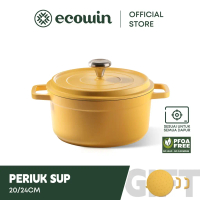 Ecowin Cookware Non-stick Soup Pot Cooking Enamel Imitation Appearance Dutch Sourdough Bread