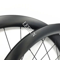 2024 carbon Road wheels Fast Ultralight Customed logo 700C CLINCHER/TUBULAR 60mm rims 25mm width carbon cycling disc wheelset
