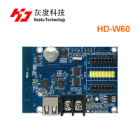 Huidu-LED Display Controller, Single and Double Color, P10 LED Sign Module, W60, W62, W63, W64A, W66