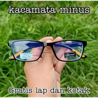 AIKOBAGUS - Kacamata Minus Anti Radiasi Sinar HP/Komputer Minus 0.50 sd Minus 8.00 Pria Wanita
