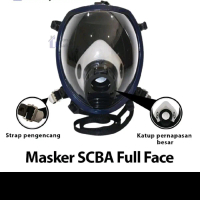 masker scba full face. ..