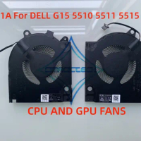 Original New For DELL G15 5510 G15 5511 G15 5515 RTX3050 RTX3060 FN9S FN9R 2021 12V 1A Notebook Laptop CPU GPU COOLER FAN