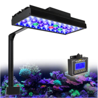 PopBloom Aquarium LED Light, Marine Aquarium Light, Full Spectrum for 40-60cm Coral Grow Light, Aquarium Accessories, Turing30