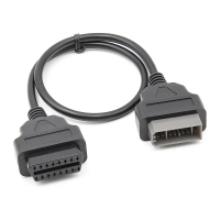 Nissan 14Pin to OBD2 16Pin Diagnostic Cable - Car Connector Adapter