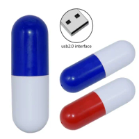 pill model Flash Drive 4G 128GB USB Flash Drive 64GB Plastic Pendrive 32GB 16GB 8G 128MB Pen Drive Cle USB Stick2.0 flash memory