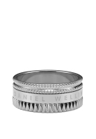 Daniel Wellington Elevation Ring Sliver - Unisex cincin - Couple Rings - Stainless steel Enamel Ring