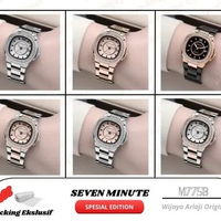 DIJUAL Jam Tangan Wanita Full Stainless Steel SEVEN MINUTE ORIGINAL M775B/SM775B/SM-775BR ROSEGOLD