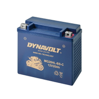 【DYNAVOLT 藍騎士】MG20HL-BS-C - 12V 20Ah - 機車奈米膠體電池/電瓶/二輪重機電池 - 與YUASA湯淺YTX20L-BS同規格，與GS統力GTX20L-BS同規格