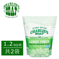 查理肥皂 Charlie s Soap 洗衣粉1.2公斤/袋(共2袋)