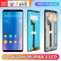 6.9" Original Mi Max 3 Display Screen Replacement, for Xiaomi Max 3 Max3 Lcd Display Digital Touch Screen Assembly with Frame