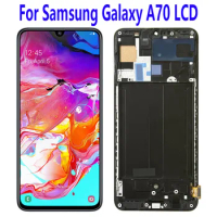 6.7”incell For Samsung Galaxy A70 LCD Display Touch Screen Digitizer Assembly Replacement For Samsung Galaxy A70 With Frame
