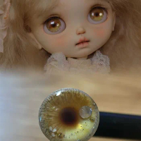 YESTARY BJD 14mm Eyes Doll Accessories For Blythe Diy Handmade Doll Sparkling Drop Glue Eyes Piece Blythe For Bjd Toys Gift