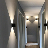 壁燈 現代簡約客廳臥室床頭壁燈過道書房樓梯可調光壁燈背景墻防水壁燈 雙十一購物節