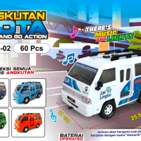 MAINAN MOBIL MINIATUR MOBIL ANGKOT\ JSPM 02\" JAK LINGKO"