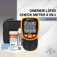 ONEMED Lipid Check Meter + Strip 4 in 1 - Blood Lipid Analyzer / Alat Cek Trigliserida / Cek Koleste