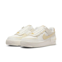 【NIKE 耐吉】W Nike Air Force 1 Shadow 金箔奶茶 DZ1847-108(AF1 厚底 增高 休閒鞋 女鞋)