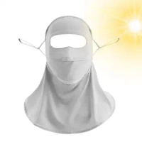 Full Face Balaclavas Fishing Sun Cooling Full Head Cover Cooling Face Cover Windproof Face Cover SPF50 Breathable Face Cover