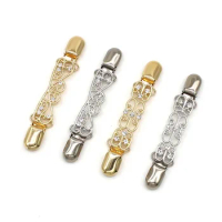 Retro Sweater Cardigan Clip Duck-mouth Clips Flexible Pin Brooch Shawl Shirt Collar Buckles For Clothing Decoration