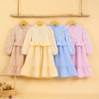 Raina Gamis Anak Bahan Ellora Crinkle tulle