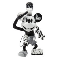 【Enesco】Disney 迪士尼 Romero Britto系列 米奇汽船威利號塑像居家擺飾
