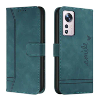 Mi 12 Mi12 X 12S PRO 12X Luxury Vegan Skin Leather Case Wallet Book Stand Holder Full Cover for Xiaomi Mi 12 Pro Shockproof Bags