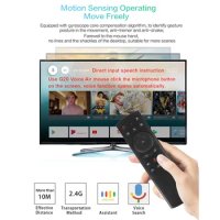 G20s /BT Plus Voice Remote Control Smooth Smart Voice Wireless Air Mouse Gyroscope High Sensitive 2.4G For Android TV Box