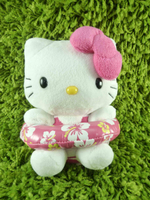 【震撼精品百貨】Hello Kitty 凱蒂貓~KITTY絨毛娃娃-泳圈圖案