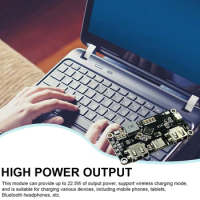 QC4.0 QC3.0 Micro/Type-C USB Mobile Power Bank Module LED Dual USB Mobile Power Bank Module Temperature Circuit Protection