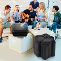 Carrying Storage Bag Large Capacity Protective Bag Anti-Fall Portable Handbag Adjustable Shoulder Strap for Bose S1 PRO Speaker