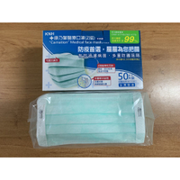 康那香 康乃馨醫療口罩 一盒 50片 MD+MIT Z摺 粉綠色 現貨 有任何問題歡迎聊聊