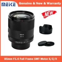 Meike 85mm F1.4 Full Frame Auto Focus Large Aperture Portrait Lens STM Motor for Sony E mount Nikon Z mount Fujifilm Z Cameras