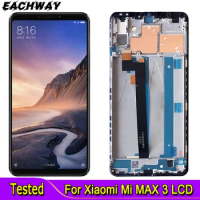 Tested For Xiaomi Mi MAX 3 LCD Display Touch Screen Digitizer Assembly Mi Max3 Replacement Parts 6.9" For Xiaomi Mi MAX 3 LCD