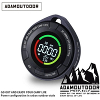 ADAM 隨身一氧化碳偵測器/露營一氧化碳警報器 ADDT-MON100 BK 黑色