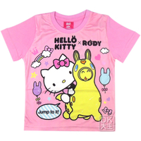 Kitty &amp; Rody 炫彩兒童T恤 粉紅款【DK大王】