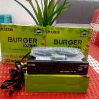 Set Top Box Matrix Burger Hijau
