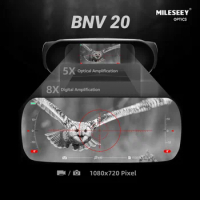 MiLESEEY BNV20 Infrared Night Vision ,5X Optical Amplification and 8X Digital Amplification Hunting 