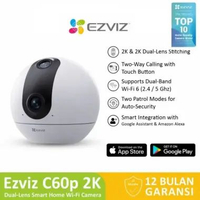 Ezviz C60P Dual Mix 3MP&3MP 2K&2K Smart Home Wifi Security Dual-Lens IP Camera Indoor C60P3MP+512GB