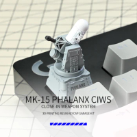 ECHOME MK-15 PHALANX CIWS Weapon Keycap 3D Resin Keycaps for Mechanical Keyboard Custom Handmade Key Cap Keyboard Accessories