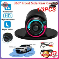 1/3PCS Car 360°reversing Rear View Camera High-definition And 170 Degree Wide Viewing Angles Waterproof Car Rear View Camera