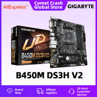 GIGABYTE B450M DS3H V2 Motherboard AMD B450 Socket AM4 DDR4 128G 3600(OC) M.2 USB3.1 Double Channel Motherboard for PC Gamer