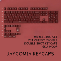 JCM Cherry Double Shot Keycaps PBT Material ISO Layout 11 Colors Options Big Set Keycaps For Mehcani
