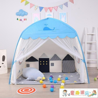 兒童帳篷 室內男孩帳篷床寶寶睡覺小房子城堡家用可睡覺游戲玩具屋 童趣