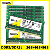 Wholesale 10Pcs DDR3 DDR3L 2GB 4GB 8GB Laptop Memory Ram 1066 1333 1600Mhz PC3 PC3L 8500 10600 12800 204Pin Notebook Memoria RAM