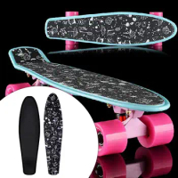 22'Fish Board Skateboard Grip Tape Sheet Waterproof Scooter Longboard Griptape Penny Fishboard Sandpaper Sticker Grip Tape