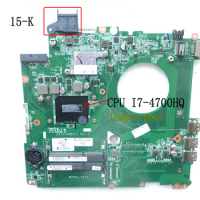 FAST SHIPPING DAY33AMB6C0 FOR HP 15-K LAPTOP MOTHERBOARD WITH CPU CORE I7-4700HQ 90 DAYS WARRANTY
