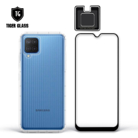 T.G Samsung Galaxy M12 手機保護超值3件組(透明空壓殼+鋼化膜+鏡頭貼)
