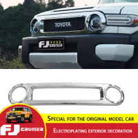 For Toyota FJ Cruiser Racing Grills Decorative Frame ABS Chromium Styling FJ Cruiser Electroplating Exterior Accessories