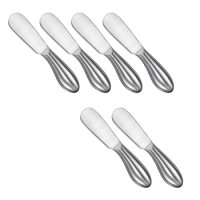 Big Deal 6 Pcs Cheese Spreader Knife Stainless Steel Butter Spreader Knives Condiment Knives Cheese Knife For Home Kitchen Use